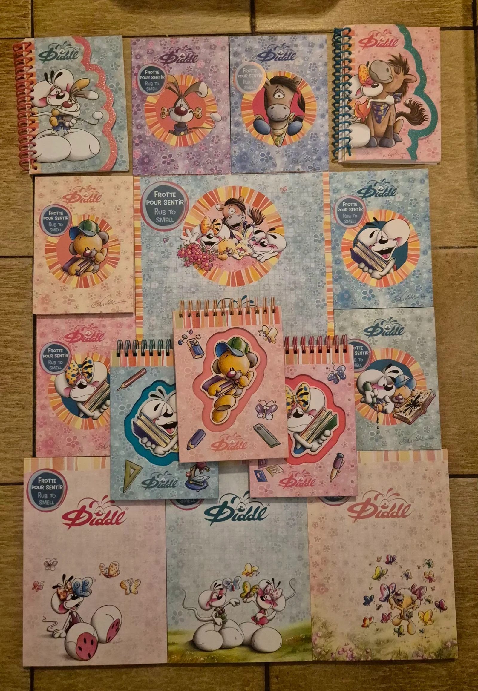Lot de feuilles Diddl Back To School